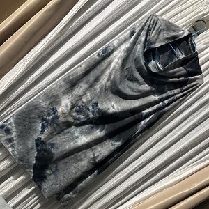 Popana Charcoal Tie-Dye Pencil Skirt